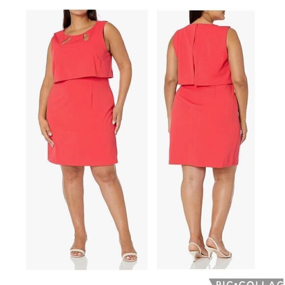Trina Turk Lizbeth Women's Cutout Sheath Dress - Picture 1 of 7